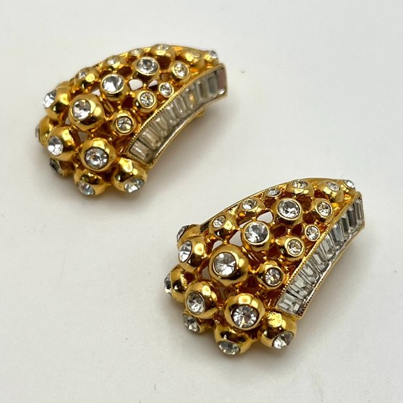 Elizabeth Taylor for Avon Evening Star CLIP Earrings